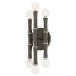 Kane Wall Sconce - Polished Nickel / Smokey Taupe