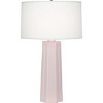 Mason Table Lamp - Rose Water / Oyster Linen