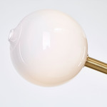 Angle 1.0 Pendant - Brushed Brass / White
