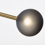 Angle 2.0 Pendant - Brushed Brass / Neutral Grey Textured