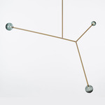 Angle 2.0 Pendant - Brushed Brass / Smoke