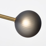 Angle 3.0 Pendant - Brushed Brass / Neutral Grey Textured