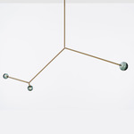 Angle 3.0 Pendant - Brushed Brass / Smoke
