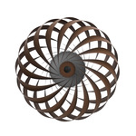 TR5 Wall Light - Brown Birch