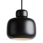 Stone Large Pendant - Black