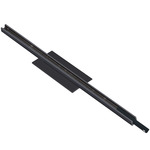 MicroTrack Ceiling Single Center Power Feed w/ 14.5 inch Track - Black