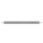 MicroTrack Recessed Single Center Power Feed - Black