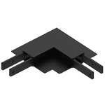 MicroTrack Recessed L-Shaped Connector - Black