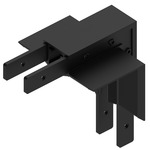 MicroTrack Recessed Vertical Connector - Black