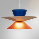 Lady Galala Pendant - White / White / Blue / Orange