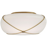 Fondant Ceiling Light - Floor Model - Soft Brass / White