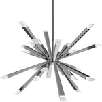 Starburst Pendant - Floor Model - Polished Chrome