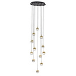 Dora Round Multi Light Pendant - Floor Model - Brass / Clear