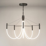 Paradoxe Chandelier - Lightology Exclusive - Satin Graphite
