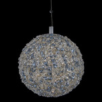 Lina Colorata Crystal Ball - Polished Chrome / Firenze Mixed
