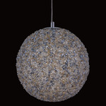 Lina Colorata Pendant - Polished Chrome / Firenze Mixed