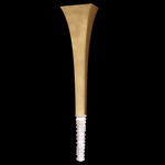 Roman Wall Sconce - Brass / Firenze Clear