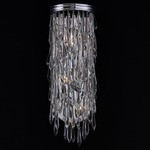 Frangia Wall Sconce - Polished Chrome / Firenze Clear