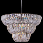 Fontana Ring Pendant - Polished Chrome / Firenze Clear