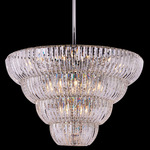Fontana Ring Pendant - Polished Chrome / Firenze Clear