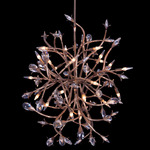 Fiore Pendant - Antique Brass / Firenze Clear