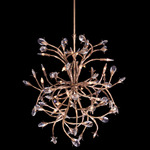 Fiore Pendant - Antique Brass / Firenze Clear