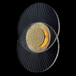 Girare Wall / Ceiling Light - Gold / Firenze Clear