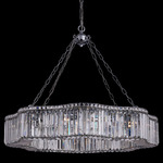 Corda Pendant - Polished Chrome / Firenze Clear