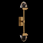 Taglio Wall Sconce - Brass / Firenze Clear