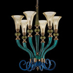Tinta Chandelier - Winter Brass / Firenze Clear