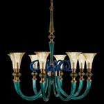 Tinta Chandelier - Winter Brass / Firenze Clear