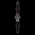 Mostra Wall Sconce - Polished Chrome / Firenze Clear
