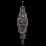 Catene Foyer Light - Polished Chrome / Firenze Clear