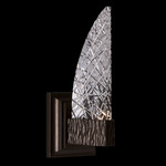 Mezza Indoor / Outdoor Wall Light - Bronze / Firenze Clear
