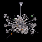 Constellation Colorata Pendant - Polished Chrome / Firenze Mixed