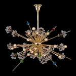 Constellation Colorata Pendant - Gold / Firenze Mixed