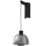 Drep A/01 Wall Light - Black / Smoked Mirror