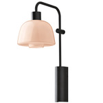 Drep A/04 Wall Light - Black / Opal Nude