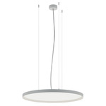 Bina Round Pendant - White / White Bina Round Pendant - White / White