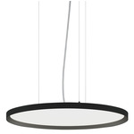 Bina Round Pendant - Black / White Bina Round Pendant - Black / White