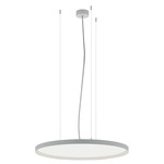 Bina Round Pendant - White / White Bina Round Pendant - White / White