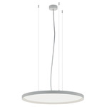 Bina Round Pendant - White / White Bina Round Pendant - White / White