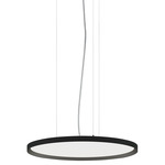 Bina Round Pendant - Black / White Bina Round Pendant - Black / White