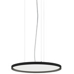 Bina Round Pendant - Black / White Bina Round Pendant - Black / White