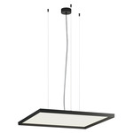 Bina Square Pendant - Black / White Bina Square Pendant - Black / White