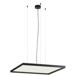 Bina Square Pendant - Black / White Bina Square Pendant - Black / White