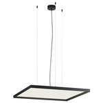 Bina Square Pendant - Black / White Bina Square Pendant - Black / White