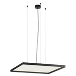 Bina Square Pendant - Black / White Bina Square Pendant - Black / White