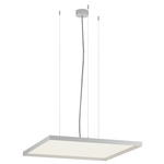 Bina Square Pendant - White / White Bina Square Pendant - White / White