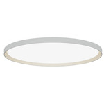 Bina Round Ceiling Flush Light - White / White Bina Round Ceiling Flush Light - White / White